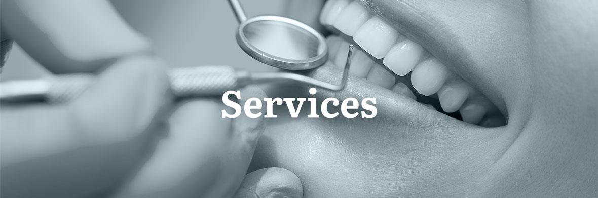 Services banner for Luker Dental Care